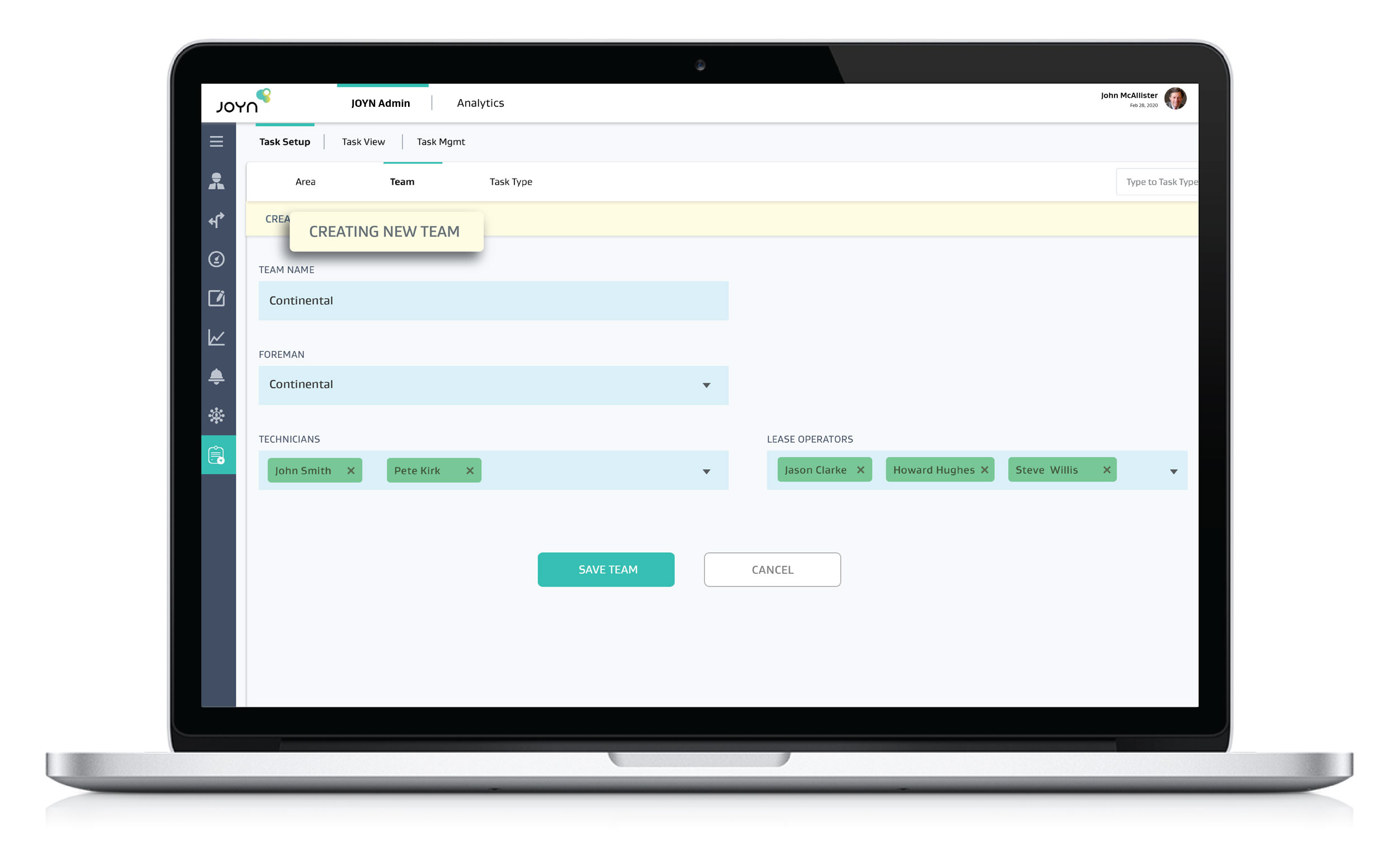 Task and Resource Matching